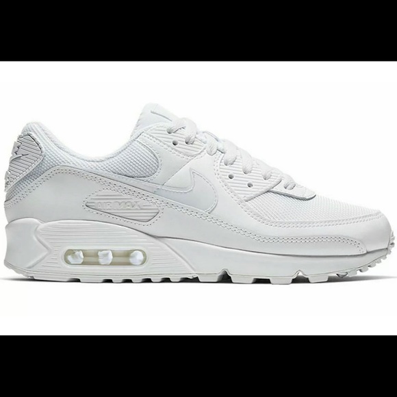 Nike Air Max 90 Twist Triple White Shoes CV8110 - Picture 2 of 9